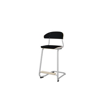 Embrace tuoli C-jalusta, ik 63 cm, medium istuin, hopea runko