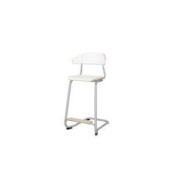 Embrace tuoli C-jalusta, ik 63 cm, medium istuin, hopea runko