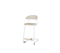 Embrace tuoli BX C-jalusta, ik 63 cm, medium istuin, valkoinen runko