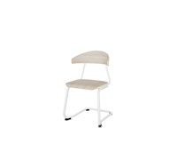 Embrace tuoli BX C-jalusta, ik 45cm, iso istuin, valkoinen runko