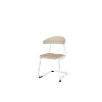Embrace tuoli BX C-jalusta, ik 45cm, iso istuin, valkoinen runko