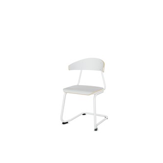 Embrace tuoli BX C-jalusta, ik 45cm, iso istuin, valkoinen runko