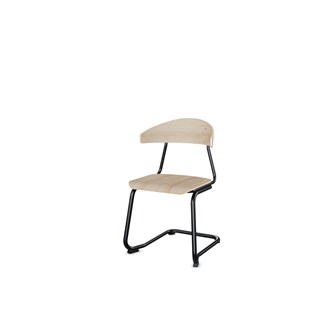 Embrace tuoli BX C-jalusta, ik 45cm, iso istuin, musta runko