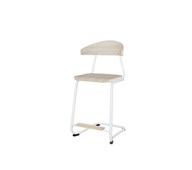 Embrace tuoli BX C-jalusta, ik 63 cm, iso istuin, valkoinen runko
