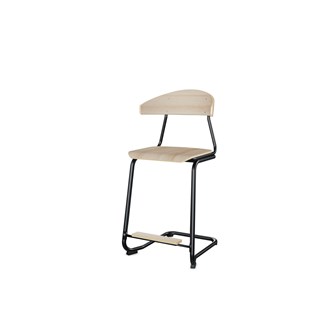 Embrace tuoli BX C-jalusta, ik 63 cm, iso istuin, musta runko