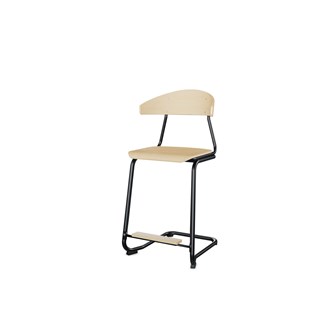 Embrace tuoli BX C-jalusta, ik 63 cm, iso istuin, musta runko