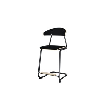 Embrace tuoli BX C-jalusta, ik 63 cm, iso istuin, musta runko