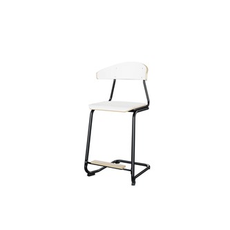 Embrace tuoli BX C-jalusta, ik 63 cm, iso istuin, musta runko