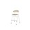 Embrace tuoli BX 4 jalkaa, ik 54 cm, medium istuin, valkoinen runko