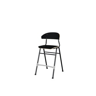 Embrace tuoli BX 4 jalkaa, ik 54 cm, medium istuin, musta runko