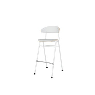Embrace tuoli BX 4 jalkaa, ik 65 cm, medium istuin, valkoinen runko