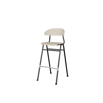 Embrace tuoli BX 4 jalkaa, ik 65 cm, medium istuin, musta runko