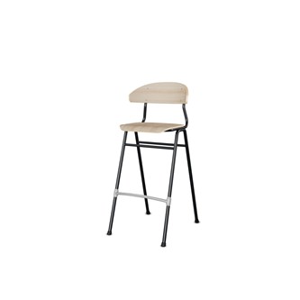 Embrace tuoli BX 4 jalkaa, ik 65 cm, medium istuin, musta runko