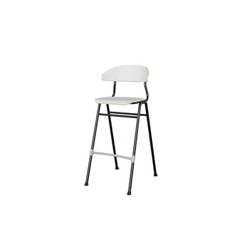 Embrace tuoli BX 4 jalkaa, ik 65 cm, medium istuin, musta runko