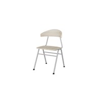 Embrace tuoli 4 jalkaa, ik 45 cm, iso istuin, hopea runko
