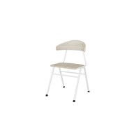 Embrace tuoli BX 4 jalkaa, ik 45 cm, iso istuin, valkoinen runko
