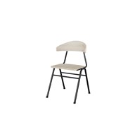 Embrace tuoli BX 4 jalkaa, ik 45 cm, iso istuin, musta runko