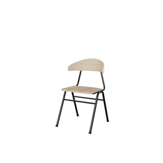 Embrace tuoli BX 4 jalkaa, ik 45 cm, iso istuin, musta runko