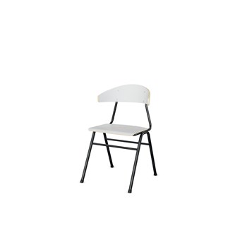 Embrace tuoli BX 4 jalkaa, ik 45 cm, iso istuin, musta runko