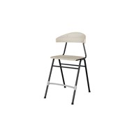 Embrace tuoli BX 4 jalkaa, ik 54 cm, iso istuin, musta runko