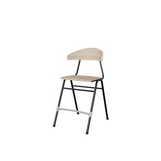 Embrace tuoli BX 4 jalkaa, ik 54 cm, iso istuin, musta runko