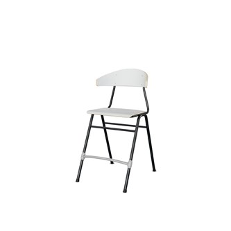 Embrace tuoli BX 4 jalkaa, ik 54 cm, iso istuin, musta runko