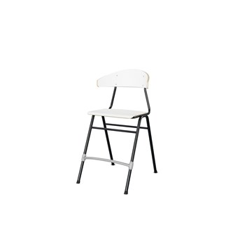 Embrace tuoli BX 4 jalkaa, ik 54 cm, iso istuin, musta runko