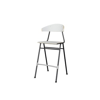 Embrace tuoli BX 4 jalkaa, ik 65 cm, iso istuin, musta runko