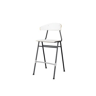 Embrace tuoli BX 4 jalkaa, ik 65 cm, iso istuin, musta runko