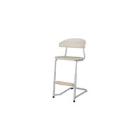 Embrace tuoli C-jalusta, ik 45/63 cm, medium istuin, hopea runko