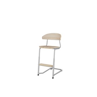Embrace tuoli C-jalusta, ik 45/63 cm, medium istuin, hopea runko