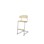 Embrace tuoli C-jalusta, ik 45/63 cm, medium istuin, hopea runko
