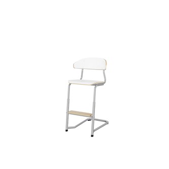 Embrace tuoli C-jalusta, ik 45/63 cm, medium istuin, hopea runko