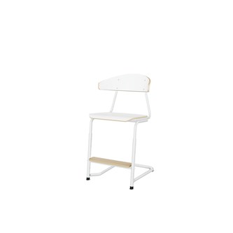 Embrace tuoli BX C-jalusta, ik 45/63 cm, iso istuin, valkoinen runko