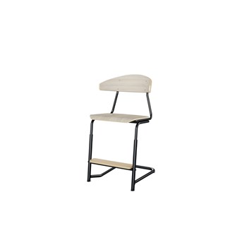 Embrace tuoli BX C-jalusta, ik 45/63 cm, iso istuin, musta runko