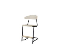 Embrace tuoli BX C-jalusta, ik 45/63 cm, iso istuin, musta runko