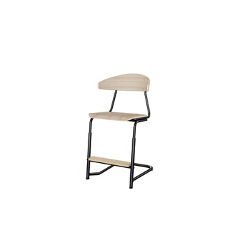 Embrace tuoli BX C-jalusta, ik 45/63 cm, iso istuin, musta runko