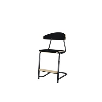 Embrace tuoli BX C-jalusta, ik 45/63 cm, iso istuin, musta runko
