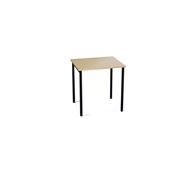 Multiflex FSC BX HPL pöytä 70 x 60, K 72 cm, musta jalusta, laatikkokiskoilla