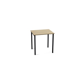 Multiflex BX X pöytä 70 x 60, K 72 cm, musta jalusta, laatikkokiskoilla
