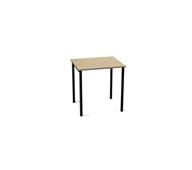 Multiflex BX X pöytä 70 x 60, K 72 cm, musta jalusta, laatikkokiskoilla