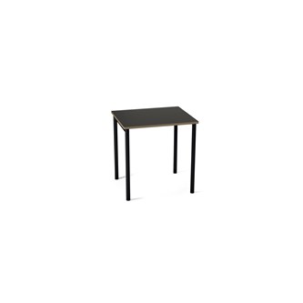 Multiflex BX X pöytä 70 x 60, K 72 cm, musta jalusta, laatikkokiskoilla