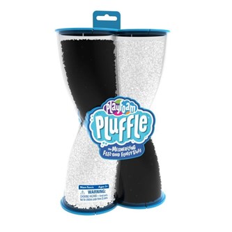 Leikkivaahto Playfoam Pluffle, musta/valkoinen