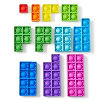 Sensoriset Bubble Pop It -palat, 1-10