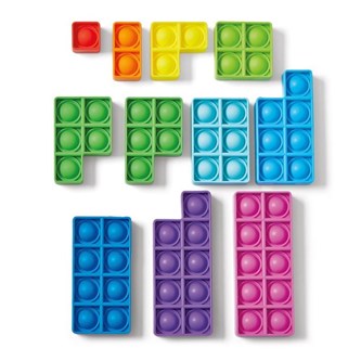 Sensoriset Bubble Pop It -palat, 1-10