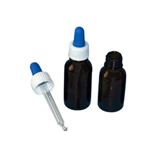 Tippapullo 50 ml, ruskeaa lasia, 10 kpl