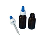 Tippapullo 50 ml, ruskeaa lasia, 10 kpl