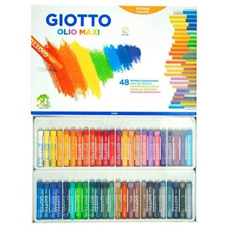 Öljypastelliliitu Giotto Olio Maxi, 48 väriä
