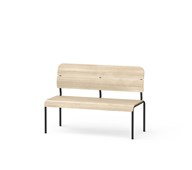Adapt penkki selkänojalla, vaneria, ik 45 cm