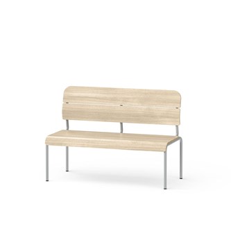 Adapt penkki selkänojalla, vaneria, ik 45 cm